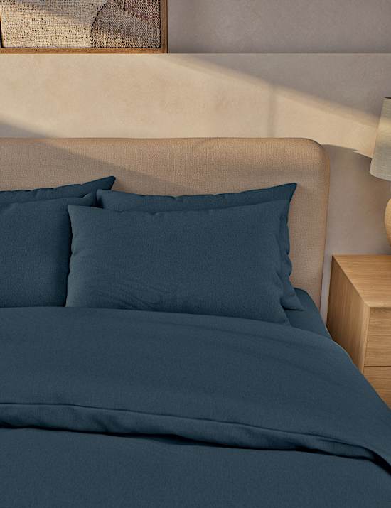 2pk Pure Brushed Cotton Pillowcases