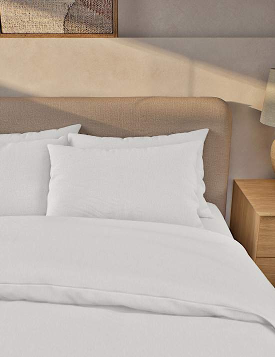 2pk Pure Brushed Cotton Pillowcases