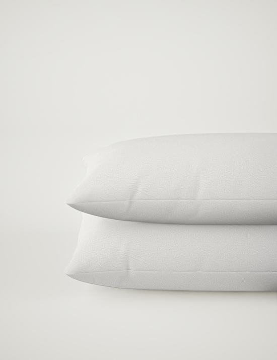 2pk Pure Brushed Cotton Pillowcases