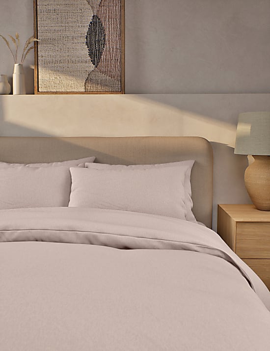 Pure Brushed Cotton Bedding Set