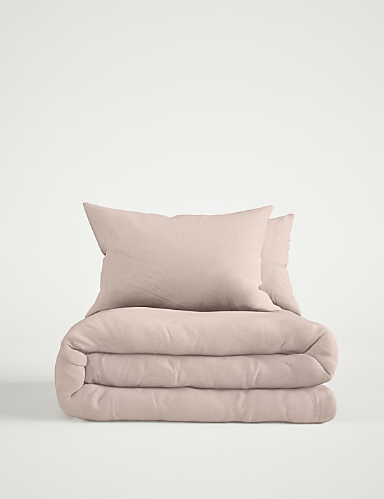 Pure Brushed Cotton Bedding Set