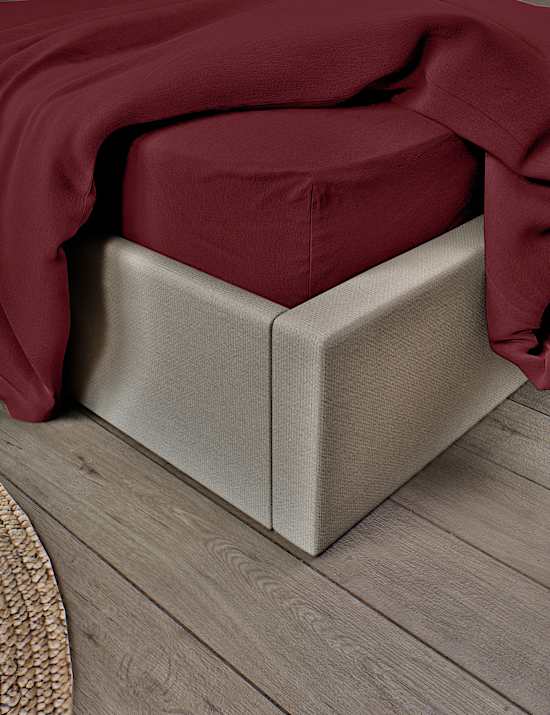 Pure Brushed Cotton Fitted Sheet