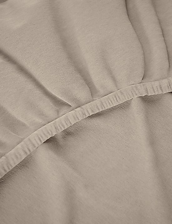 Pure Brushed Cotton Fitted Sheet