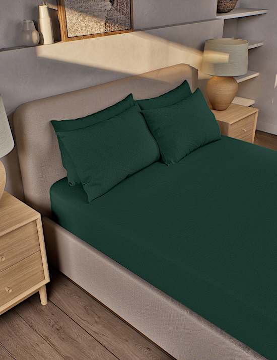 Pure Brushed Cotton Extra Deep Fitted Sheet