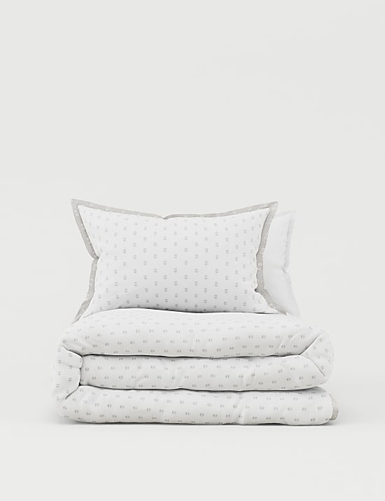 Pure Cotton Spotty Jacquard Bedding Set