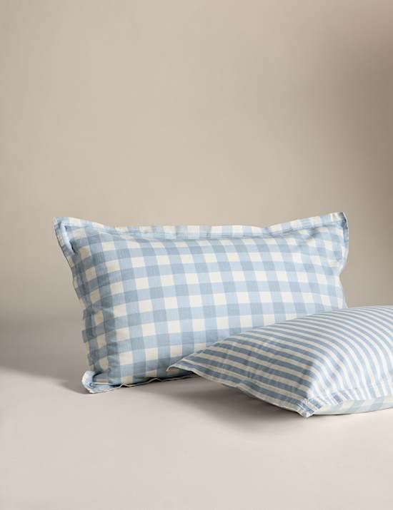 Pure Cotton Gingham Bedding Set