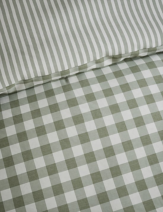 Pure Cotton Gingham Bedding Set