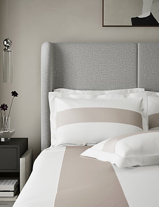 2pk 500 Thread Count Cotton Sateen Pillowcases