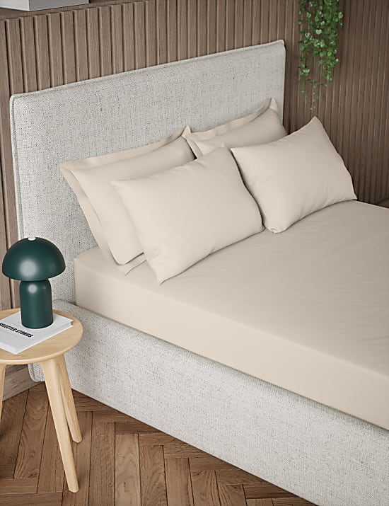 Pure Cotton 300 Thread Count Extra Deep Fitted Sheet