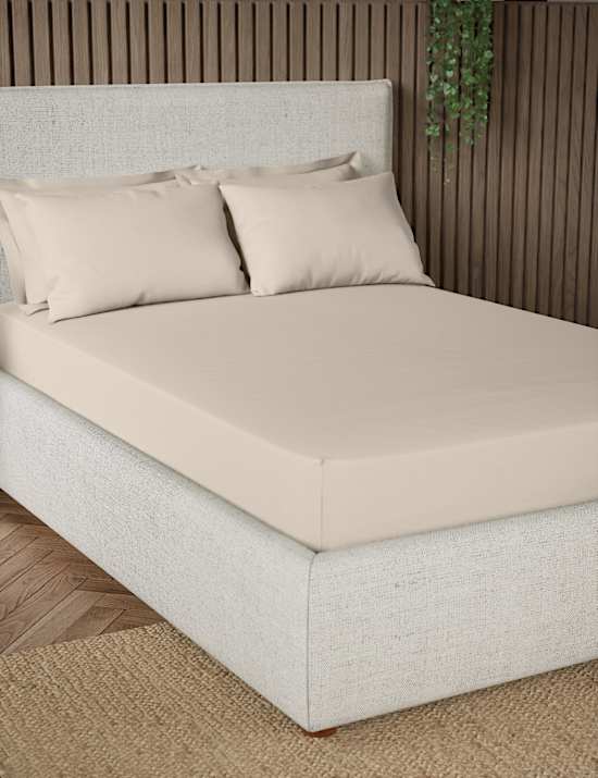Pure Cotton 300 Thread Count Extra Deep Fitted Sheet