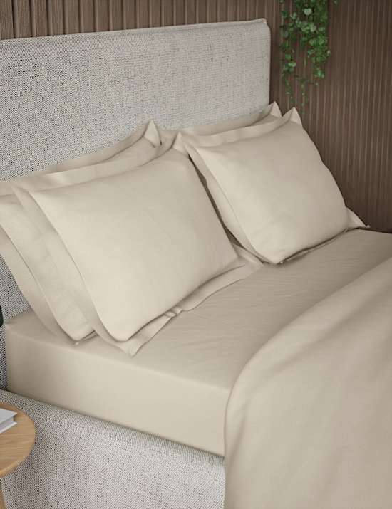 2pk Pure Cotton 300 Thread Count Oxford Pillowcases