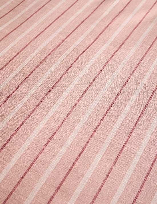 Parure de lit 100&nbsp;% coton à rayures