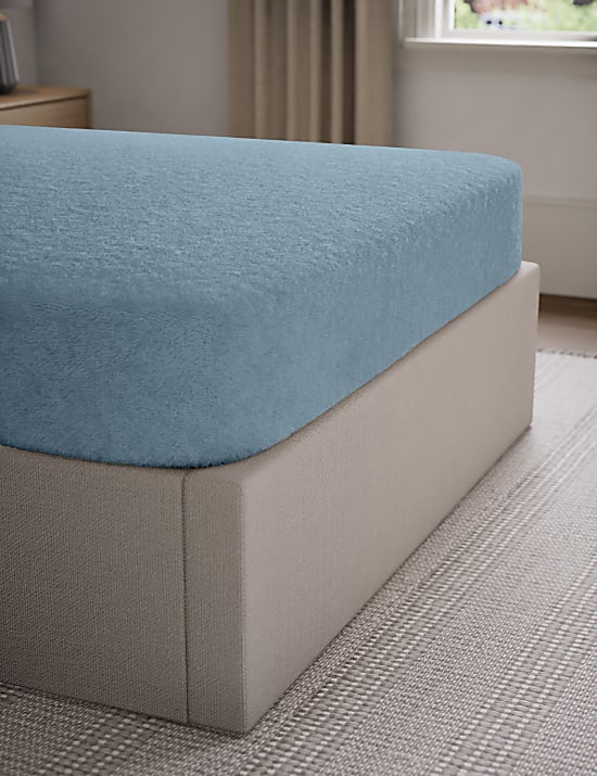 Teddy Fleece Deep Fitted Sheet