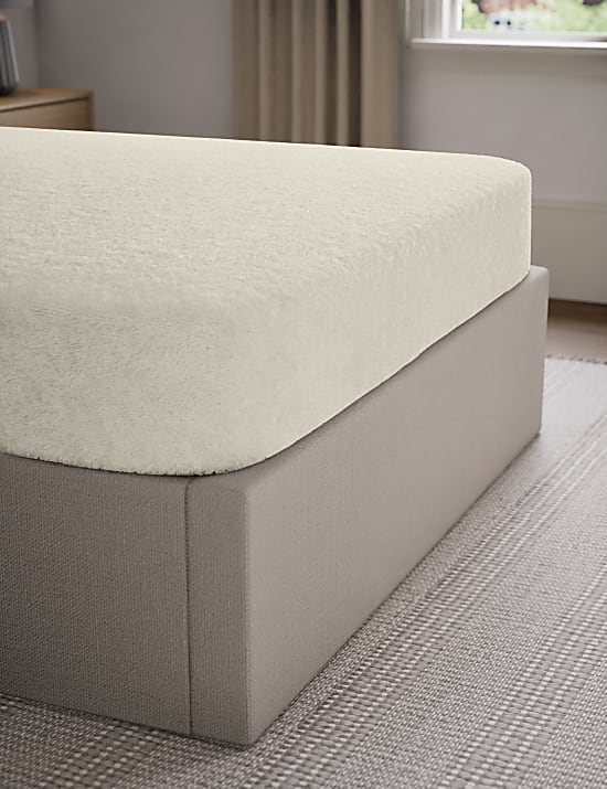 Teddy Fleece Deep Fitted Sheet