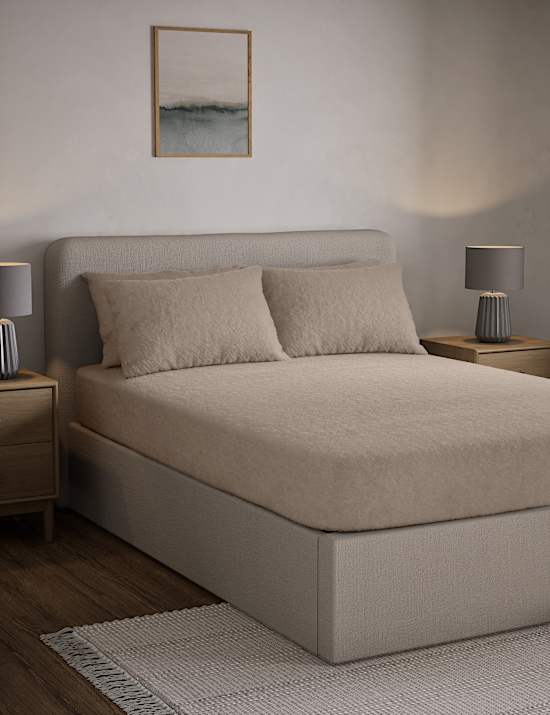 Huňaté flísové napínací prostěradlo na vysoké matrace