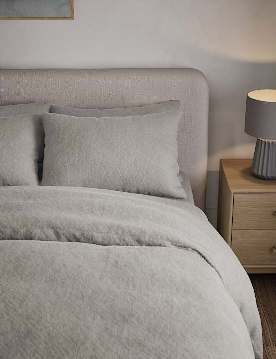 2pk Teddy Fleece Pillowcases