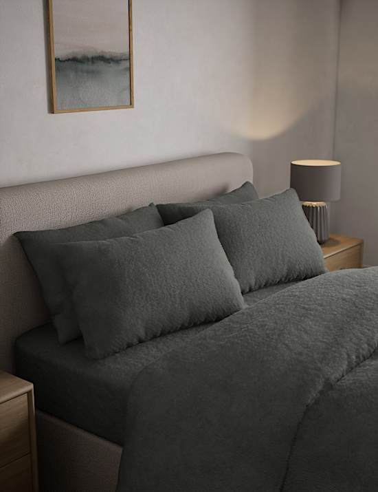 Flísové povlaky na polštář s medvídkem, sada 2 ks