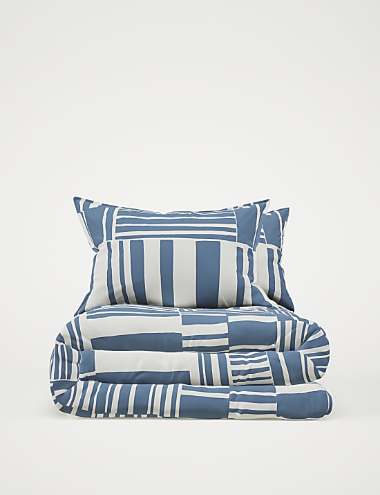 Cotton Rich Geometric Bedding Set