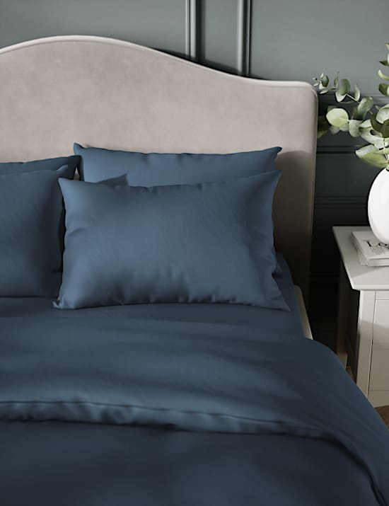 2pk Egyptian Cotton Sateen 400 Thread Count Pillowcases