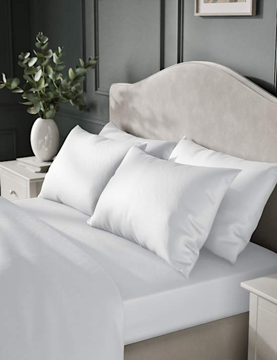 2pk Egyptian Cotton Sateen 400 Thread Count Pillowcases