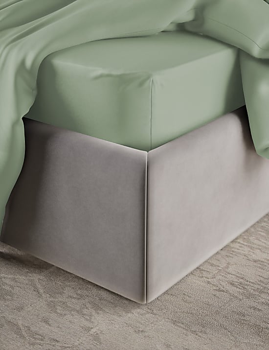 Egyptian Cotton Sateen 400 Thread Count Extra Deep Fitted Sheet