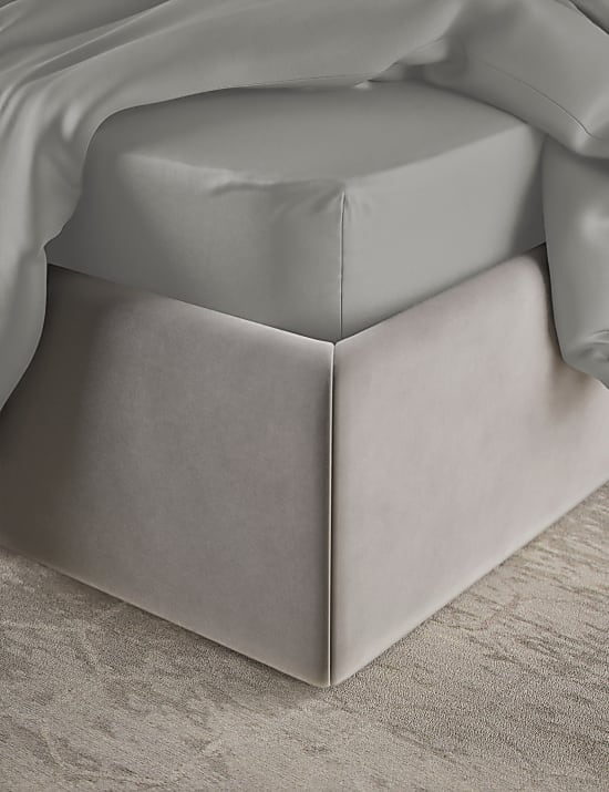 Seprai Ujung Karet Tebal Kerapatan Serat 400 Satin Katun Mesir