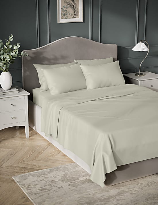 Egyptian Cotton Sateen 400 Thread Count Flat Sheet