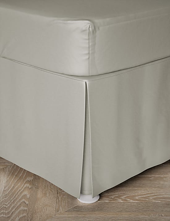Egyptian Cotton Sateen 400 Thread Count Base Valance Sheet