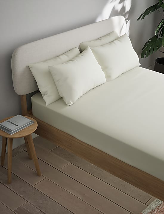 Cotton Blend Non Iron Fitted Sheet