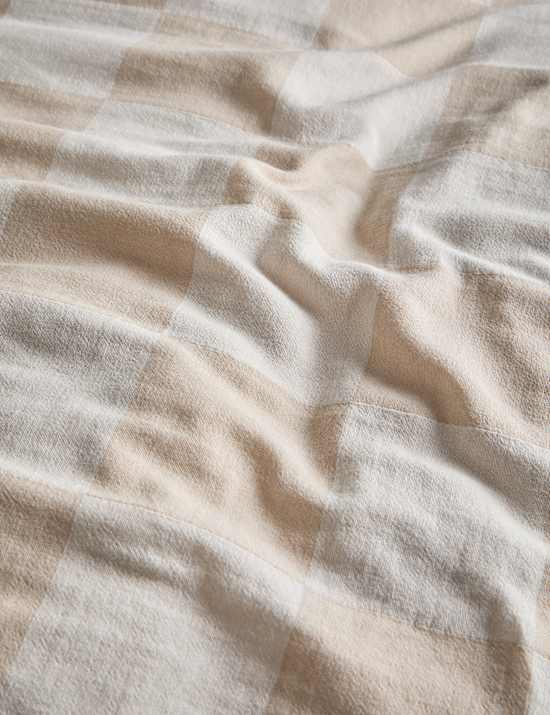 Pure Cotton Checked Bedding Set