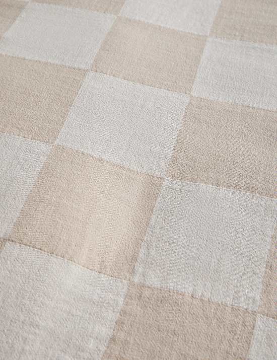 Pure Cotton Checked Bedding Set