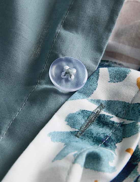 Pure Cotton Watercolour Floral Bedding Set