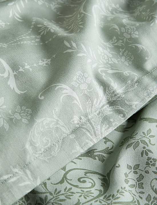 Aida-Alouette Damask Sateen Bedding Set