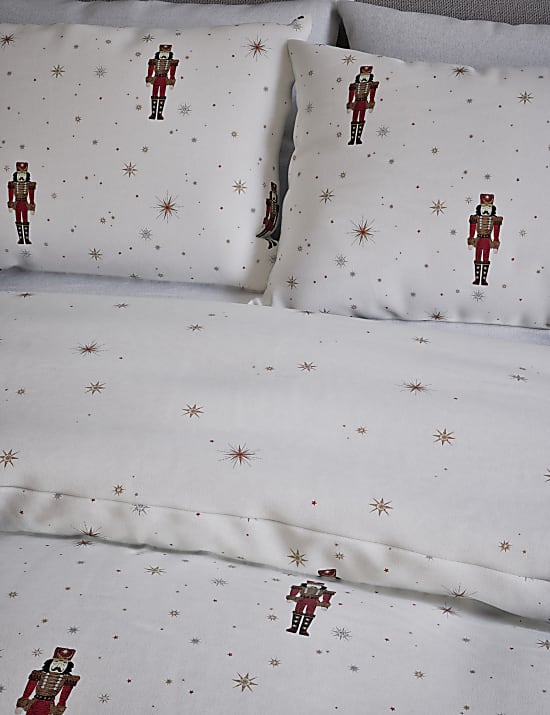 Pure Brushed Cotton Nutcracker Bedding Set