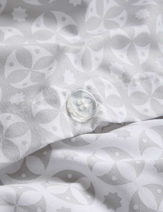 Cotton Blend Circle Star Bedding Set