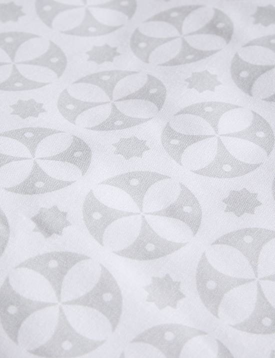 Cotton Blend Circle Star Bedding Set