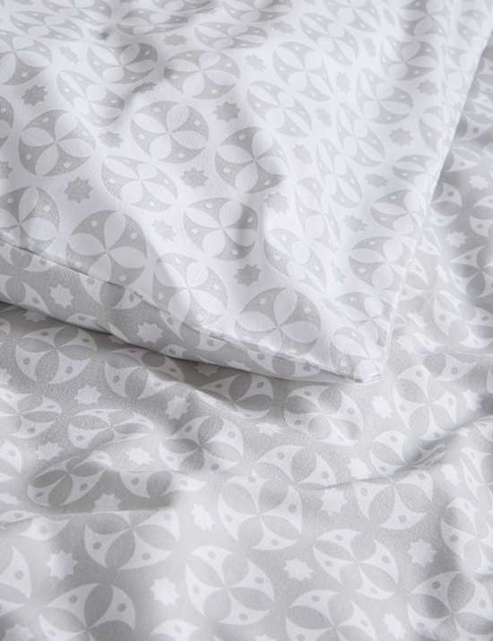 Cotton Blend Circle Star Bedding Set