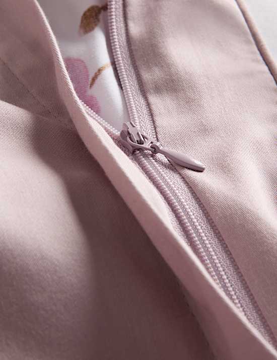 Pure Cotton Sateen Cherry Blossom Bedding Set