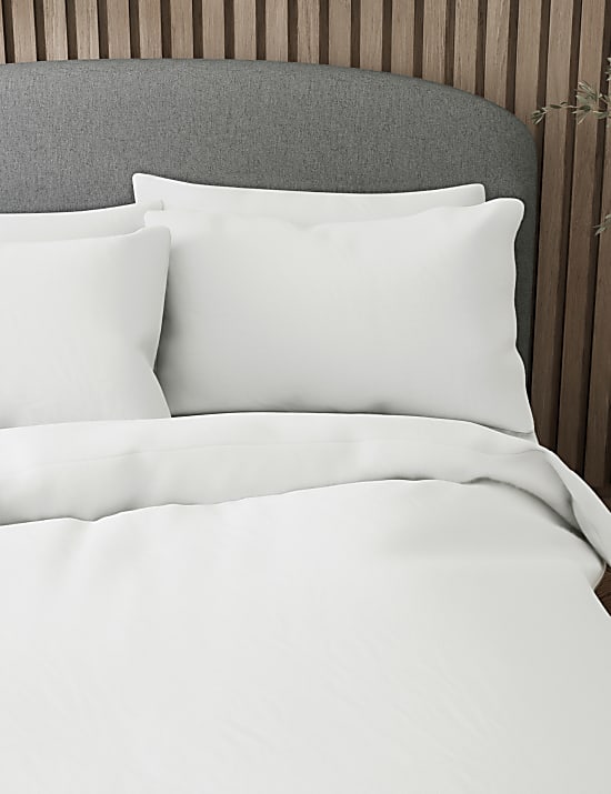 2er-Pack Kissenbezüge aus reiner Baumwolle (Fadenzahl 300)