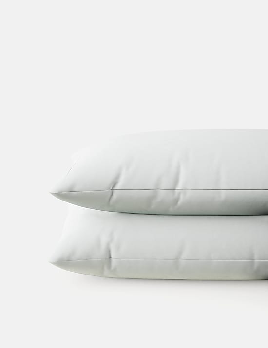 2er-Pack Kissenbezüge aus reiner Baumwolle (Fadenzahl 300)