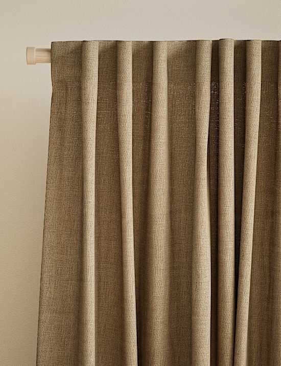 Cotton Linen Blend Sheer Curtains