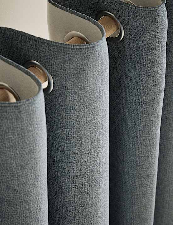 Basketweave Eyelet Curtains