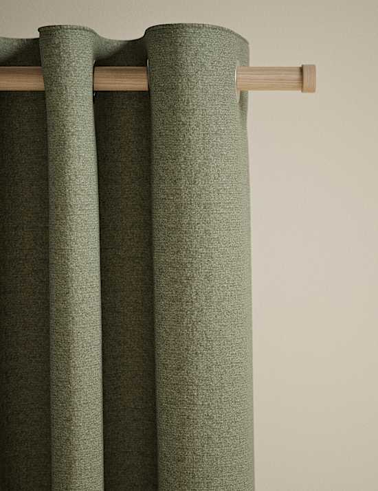 Basketweave Eyelet Curtains