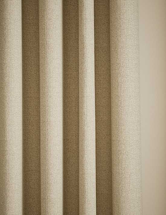 Basketweave Eyelet Curtains