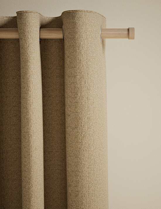 Basketweave Eyelet Curtains