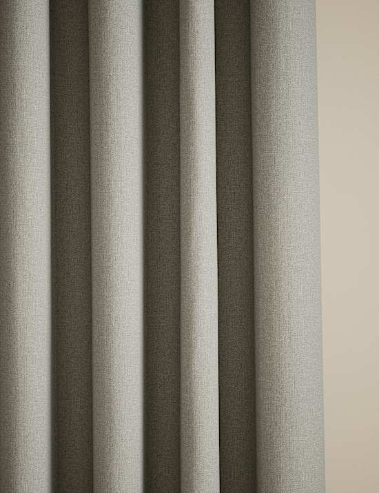 Cortinas de dise&ntilde;o trenzado con ojales