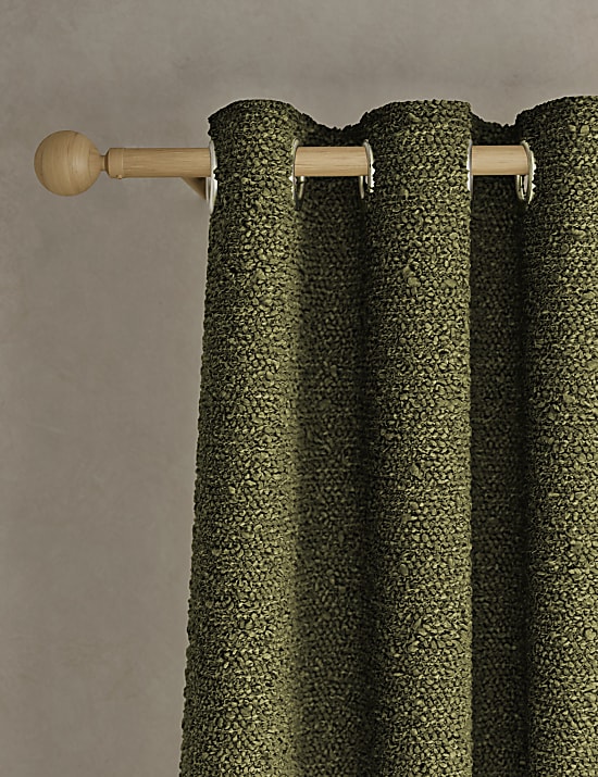 Bouclé Eyelet Curtains