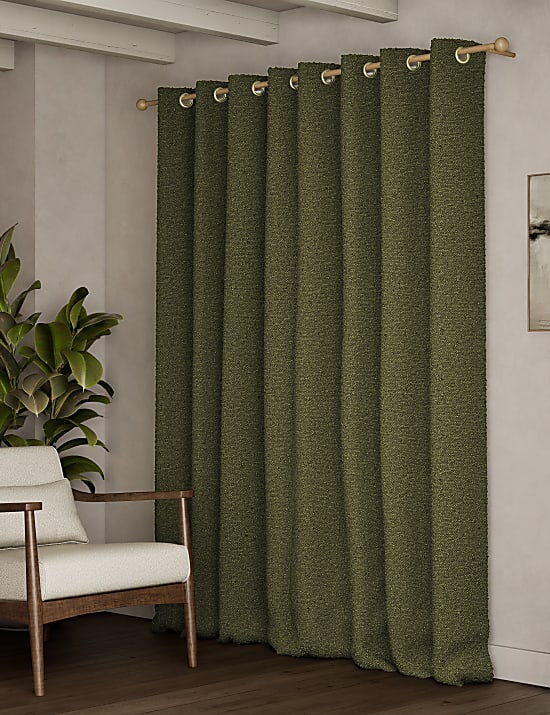 Bouclé Eyelet Curtains