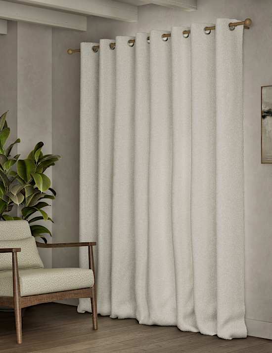 Bouclé Eyelet Curtains