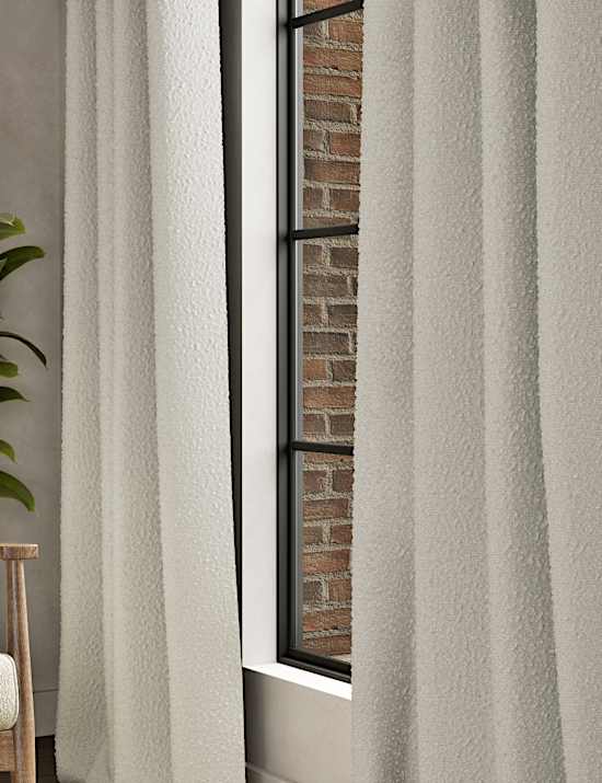 Bouclé Eyelet Curtains